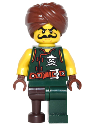 LEGO Minifigure-Sky Pirate Foot Soldier with Turban (853544)-Ninjago-NJO231-Creative Brick Builders